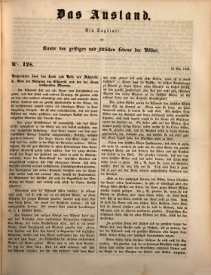 Das Ausland Dienstag 29. Mai 1849