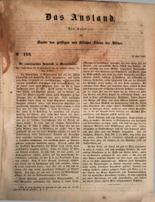 Das Ausland Samstag 18. Mai 1850