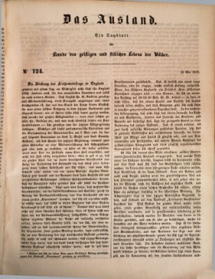 Das Ausland Freitag 24. Mai 1850