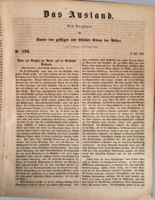 Das Ausland Montag 27. Mai 1850