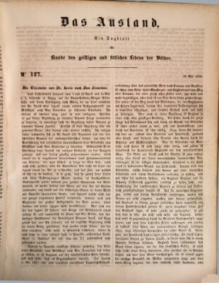 Das Ausland Dienstag 28. Mai 1850