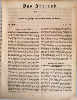 Das Ausland Dienstag 11. Juni 1850