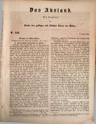 Das Ausland Samstag 15. Juni 1850