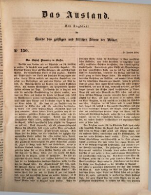 Das Ausland Montag 24. Juni 1850