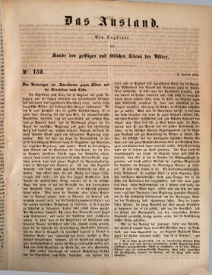 Das Ausland Mittwoch 26. Juni 1850