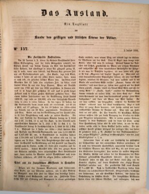 Das Ausland Dienstag 2. Juli 1850