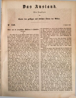 Das Ausland Mittwoch 3. Juli 1850