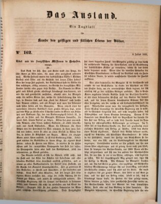 Das Ausland Montag 8. Juli 1850