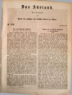 Das Ausland Freitag 19. Juli 1850