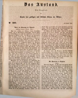 Das Ausland Mittwoch 30. Oktober 1850