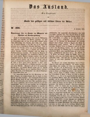 Das Ausland Freitag 13. Dezember 1850