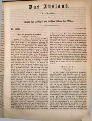 Das Ausland Montag 16. Dezember 1850