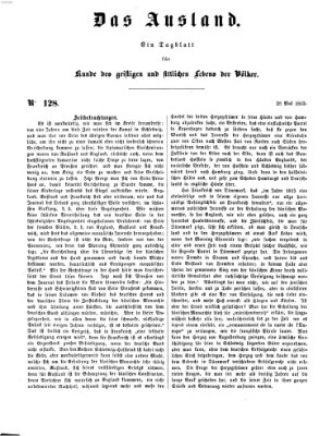 Das Ausland Freitag 28. Mai 1852