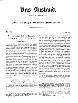 Das Ausland Freitag 8. Mai 1857