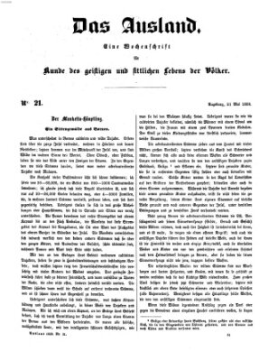 Das Ausland Samstag 21. Mai 1859