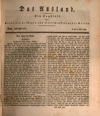 Das Ausland Sonntag 5. Juli 1829