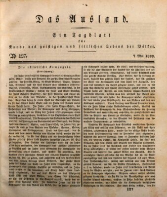 Das Ausland Dienstag 7. Mai 1833