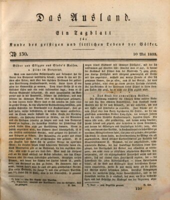 Das Ausland Freitag 10. Mai 1833