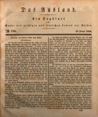 Das Ausland Samstag 29. Juni 1833