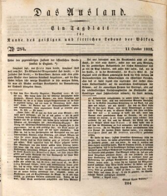 Das Ausland Freitag 11. Oktober 1833