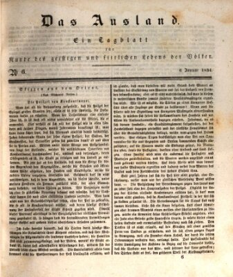 Das Ausland Montag 6. Januar 1834