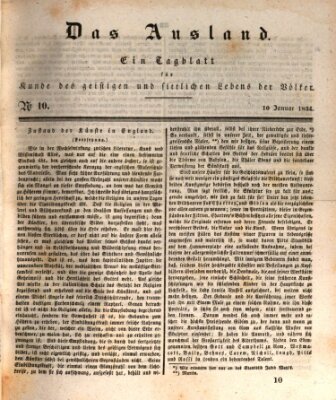 Das Ausland Freitag 10. Januar 1834