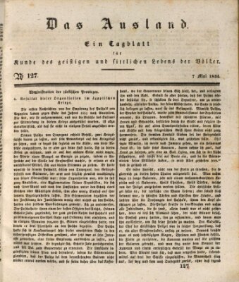 Das Ausland Mittwoch 7. Mai 1834