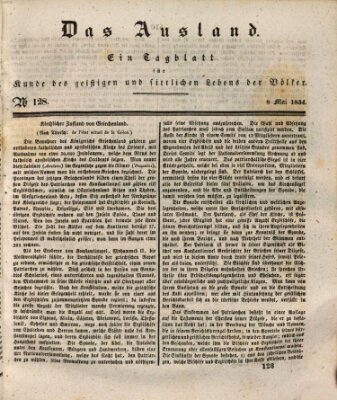 Das Ausland Donnerstag 8. Mai 1834