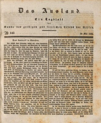 Das Ausland Freitag 23. Mai 1834