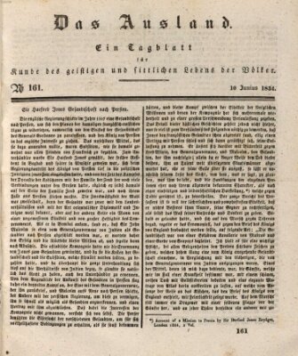 Das Ausland Dienstag 10. Juni 1834