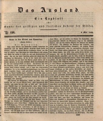 Das Ausland Mittwoch 6. Mai 1835