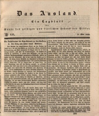 Das Ausland Montag 11. Mai 1835