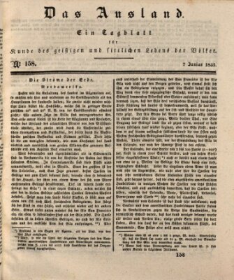 Das Ausland Sonntag 7. Juni 1835