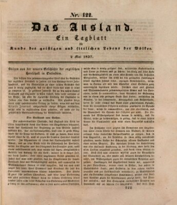 Das Ausland Dienstag 2. Mai 1837