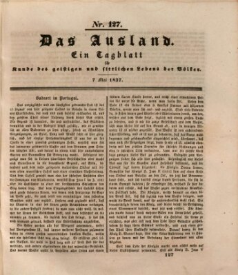 Das Ausland Sonntag 7. Mai 1837