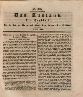 Das Ausland Freitag 12. Mai 1837