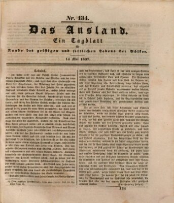 Das Ausland Sonntag 14. Mai 1837