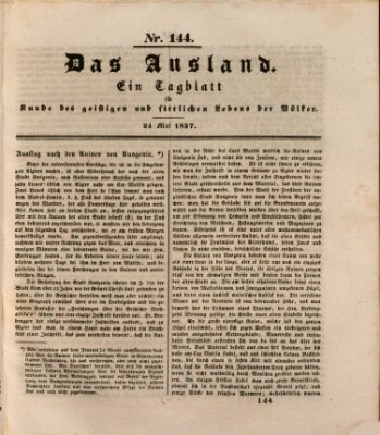 Das Ausland Mittwoch 24. Mai 1837