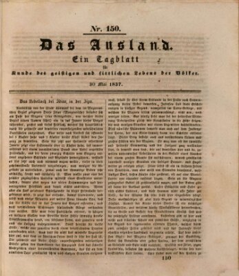 Das Ausland Dienstag 30. Mai 1837