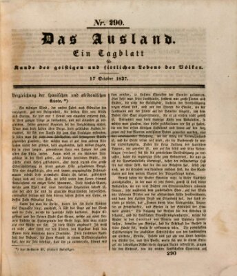 Das Ausland Dienstag 17. Oktober 1837