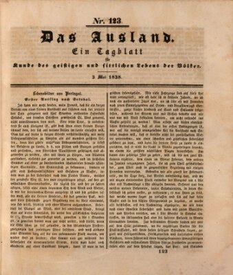 Das Ausland Donnerstag 3. Mai 1838