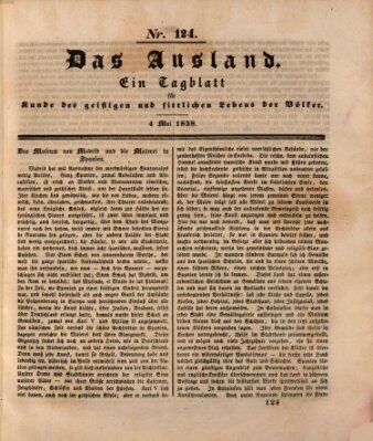 Das Ausland Freitag 4. Mai 1838