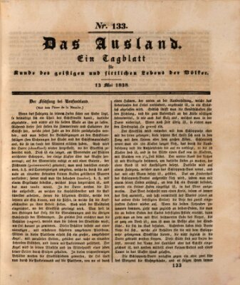 Das Ausland Sonntag 13. Mai 1838