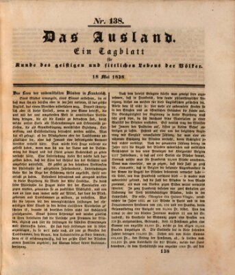 Das Ausland Freitag 18. Mai 1838