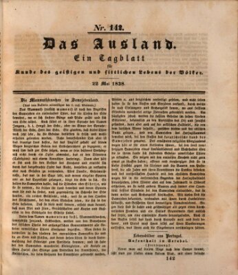 Das Ausland Dienstag 22. Mai 1838