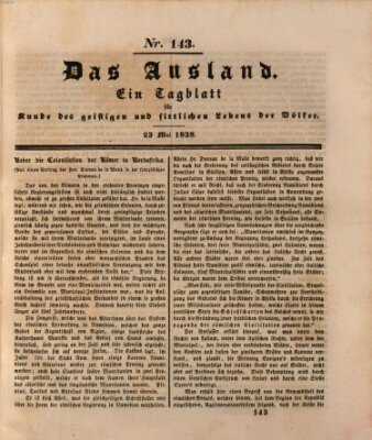 Das Ausland Mittwoch 23. Mai 1838