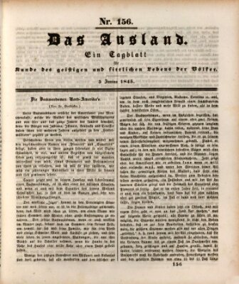 Das Ausland Donnerstag 5. Juni 1845