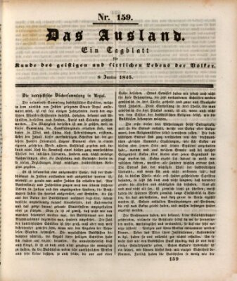 Das Ausland Sonntag 8. Juni 1845