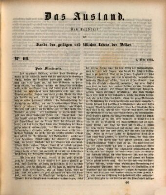 Das Ausland Sonntag 1. März 1846