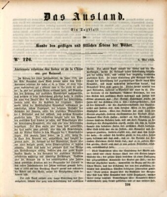 Das Ausland Mittwoch 6. Mai 1846